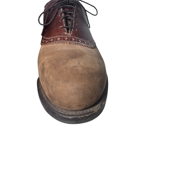Allen Edmonds Milbrook Leather & Suede Brogue Detail Oxford - Brown - 10.5 main image 16